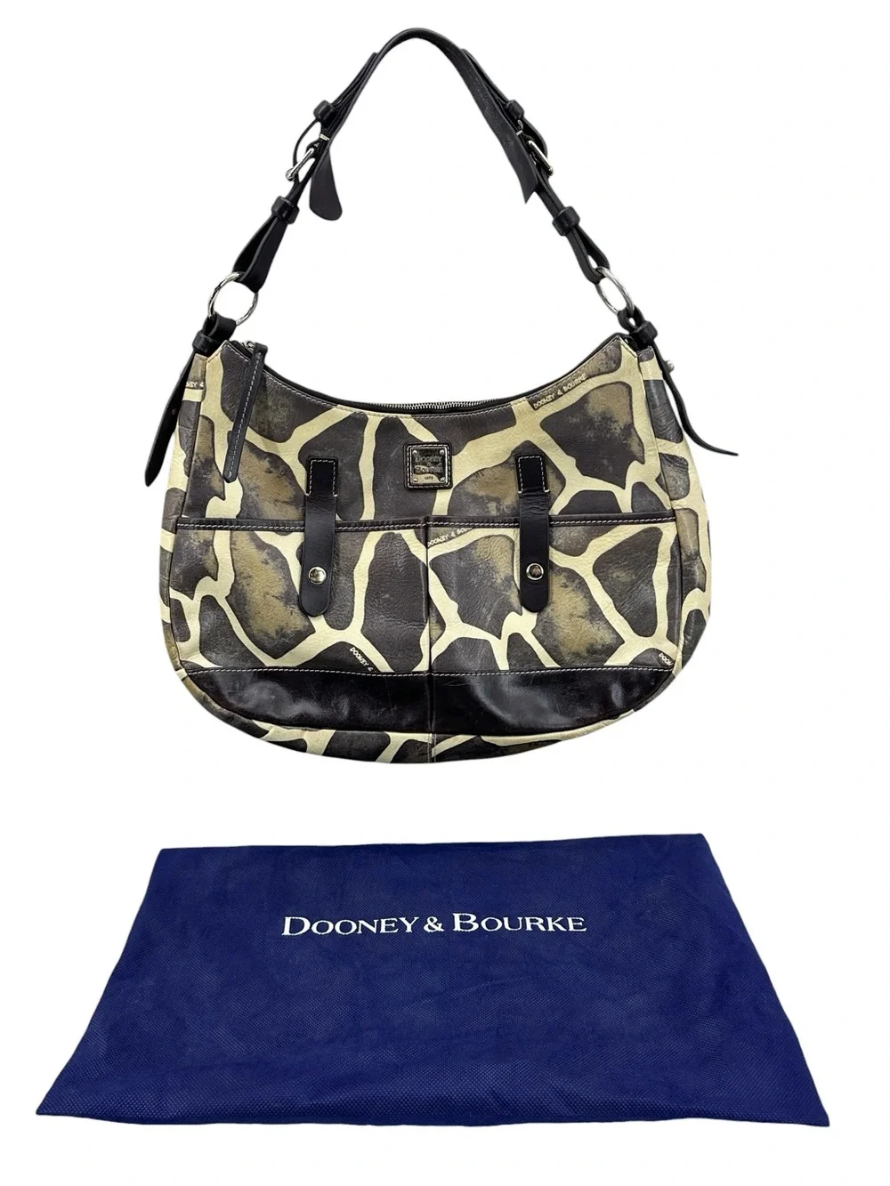 DOONEY AND BOURKE Purse Giraffe Print Handbag Shoulder Bag